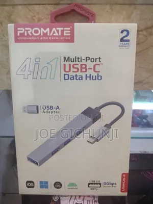 Promate LiteHub-4 4-in-1 USB-C Hub