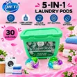 5 kwa 1 Laundry Pods - Hesabu 30 - 4