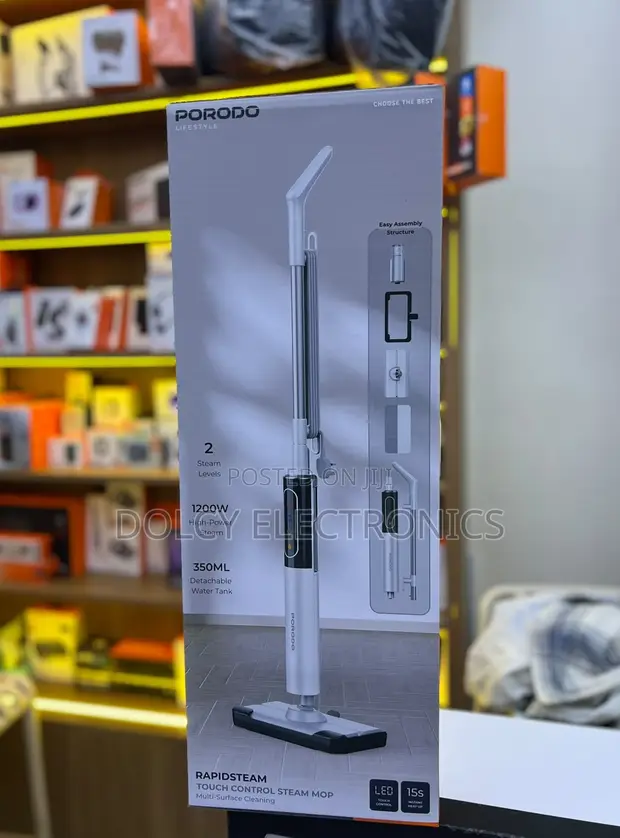 Porodo RapidSteam Touch Control Steam Mop - 1