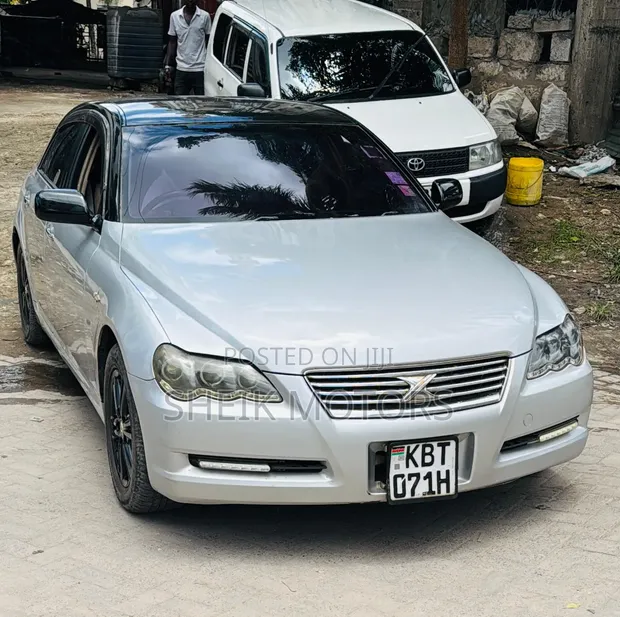 Toyota Mark X 2008 Nyeusi - 1