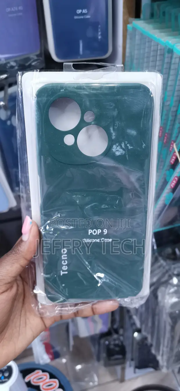 New Dark Green Tecno Pop 9 Silicone Case - 1