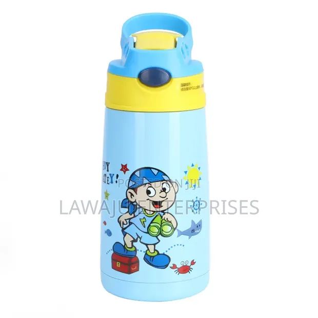 Kikombe cha Maji cha Mtoto chenye Insulated na Straw - 1