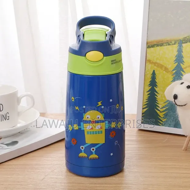 Baby Vacuum Insulated Flask with Straw - 1
