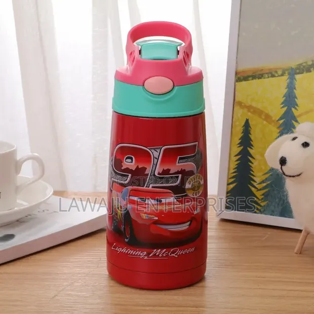 Kikombe cha Maji cha Watoto cha Straw chenye Insulated Vacuum - 1