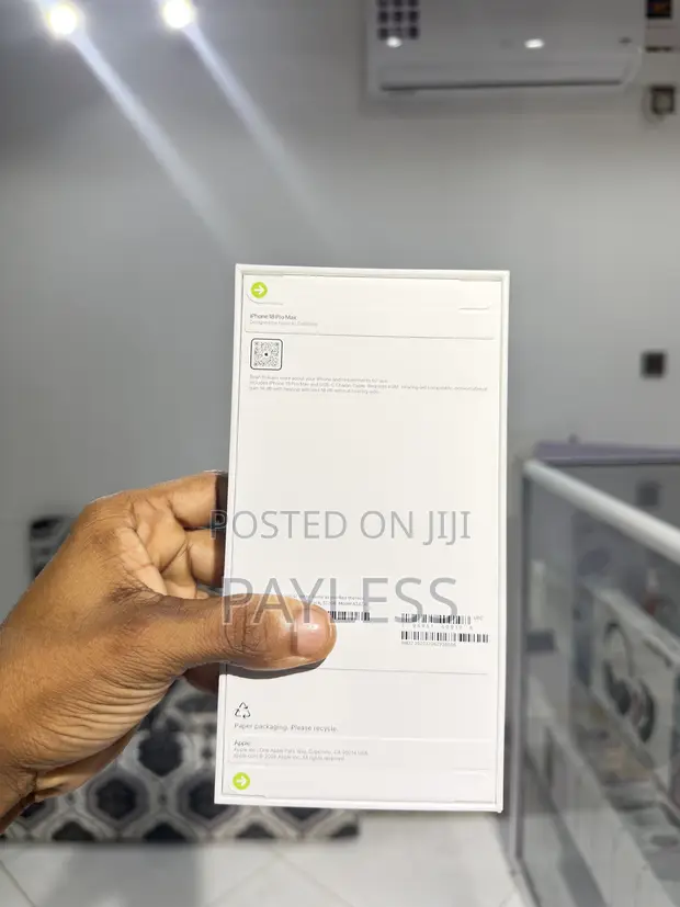 Apple iPhone 18 Pro Max 512GB Mpya Nyeusi - 1