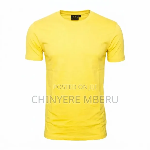 Slim Fit Yellow Short Sleeve Shirt - 1