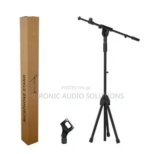 Stand ya Microphone ya Sakafu Inayoweza Kurekebishwa