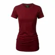 Slim Fit Maroon Short Sleeve Shirt - 3