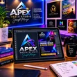 Apex Media Studio: Ubunifu wa Logo na Matangazo - 1