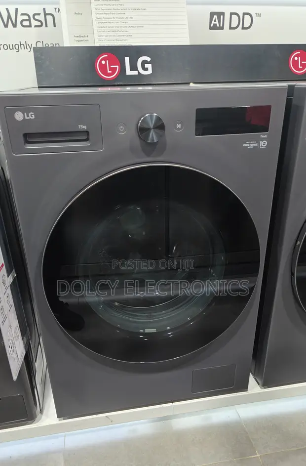 LG 15kg Front Load Washing Machine - 1