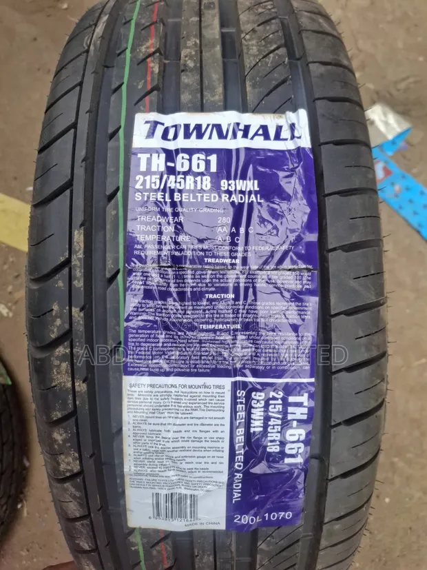215/55R18 Town Hall Tire - 1