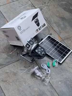 V380 Dual Lens 4G Solar Outdoor Security Camera