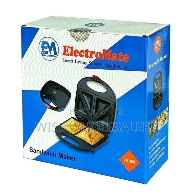 ElectroMate Sandwich Maker 2-in-1 - 1