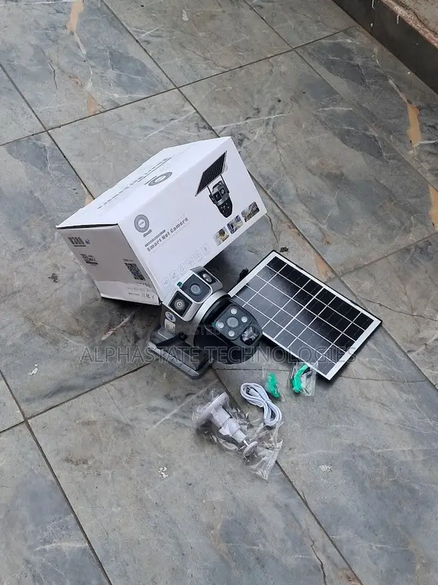 Kamera ya Usalama ya 4G Isiyo na Waya ya Solar yenye Lenzi Mbili - 1