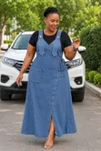 Long Dungaree yenye Slit - 2