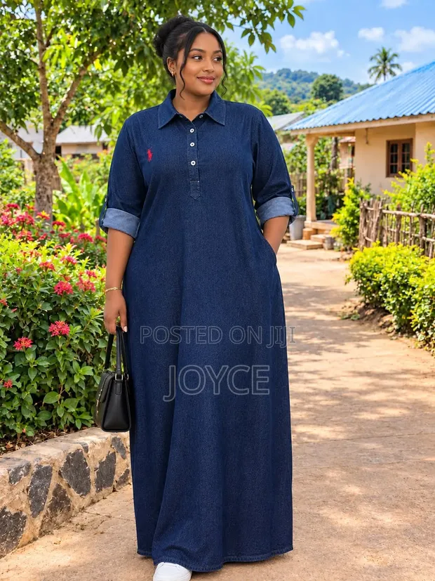 Maxi Dress Mpya na Vitofu Viliyofunguliwa - 1