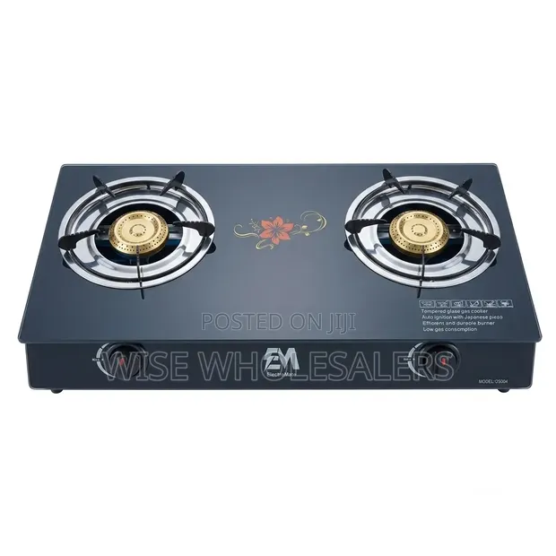 Electromate Glass Double Burner Cooker - 1