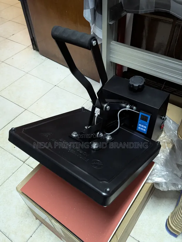 38x38cm Semi-Automatic Flatbed Heat Press Machine - 1