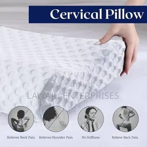 Ergonomic Memory Natural Latex Pillow - White