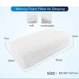 Ergonomic Memory Natural Latex Pillow - Nyeupe - 2