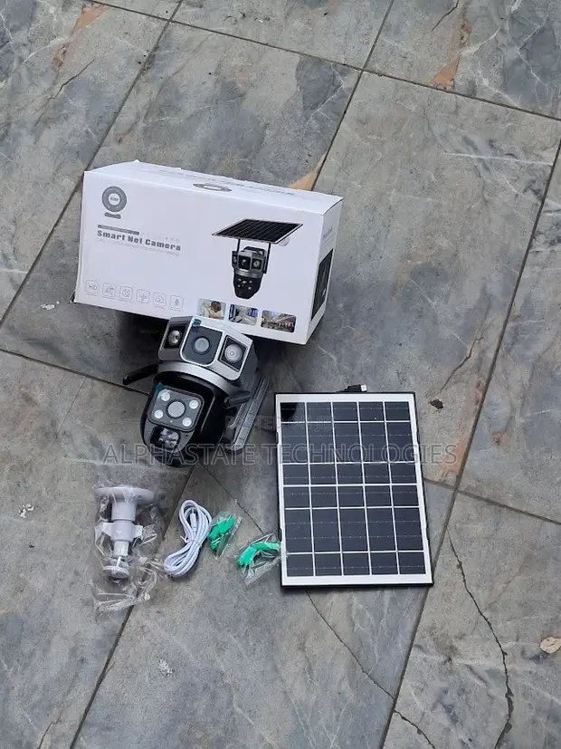 Dual Lens Solar Security Camera with 4G - 1