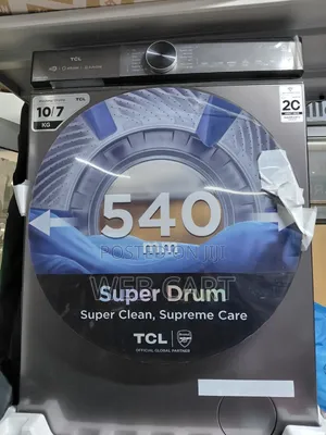 TCL 10/7kg Mashine ya Kufulia na Kukaushia
