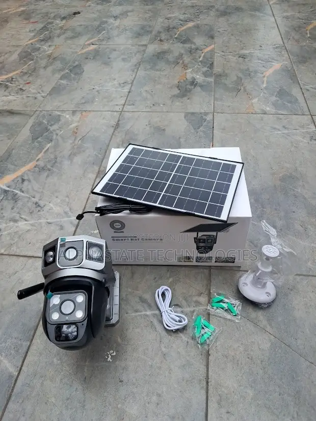 Kamera ya CCTV ya Nje ya V380 Dual Lens 4G Isiyo na Waya - 1