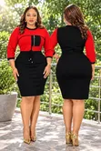 Short T-Shirt Dress - Sizes 44-52 - 2