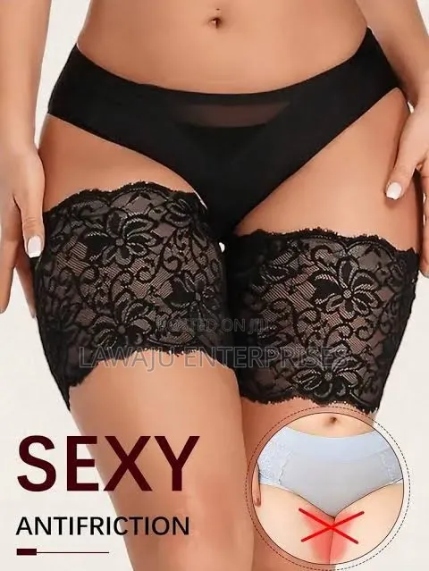 Thigh Bands za Kuzuia Msuguano - Nyeusi - 1