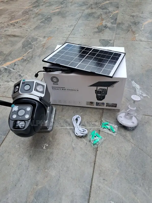 Kamera ya CCTV ya V380 4G Dual Lens Inayotumia Solar - 1