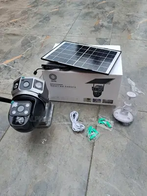 V380 4G Dual Lens Solar CCTV Camera