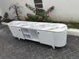 6 Ft Gold Top TV Stand - 2