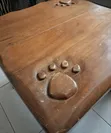 Kikombe cha Kahawa cha Mbao cha Zamani cha Mahogany - 1