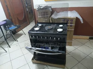 Nunix 60x80 Jiko la Gesi na Umeme na Oven