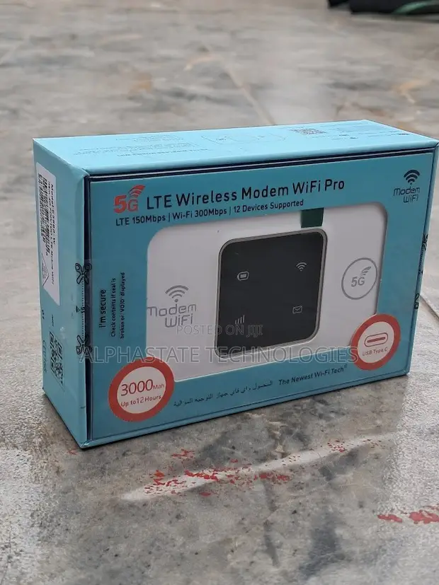 Rechargeable 5G Hotspot Router 300Mbps - 1
