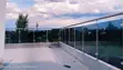 Stainless Steel & Tinted Glass Balcony Railing | Custom Balustrade - 3