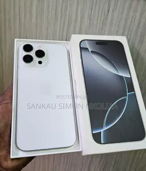 Apple iPhone 16 Pro Max 256GB Nyeupe