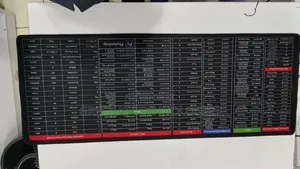 Large Gaming Desk Mat with Keyboard Shortcuts