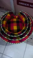 Handwoven Maasai-Style Pet Bed - Straw Basket for Cats & Small Dogs - 2