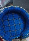 Handwoven Maasai-Style Pet Bed - Straw Basket for Cats & Small Dogs - 3
