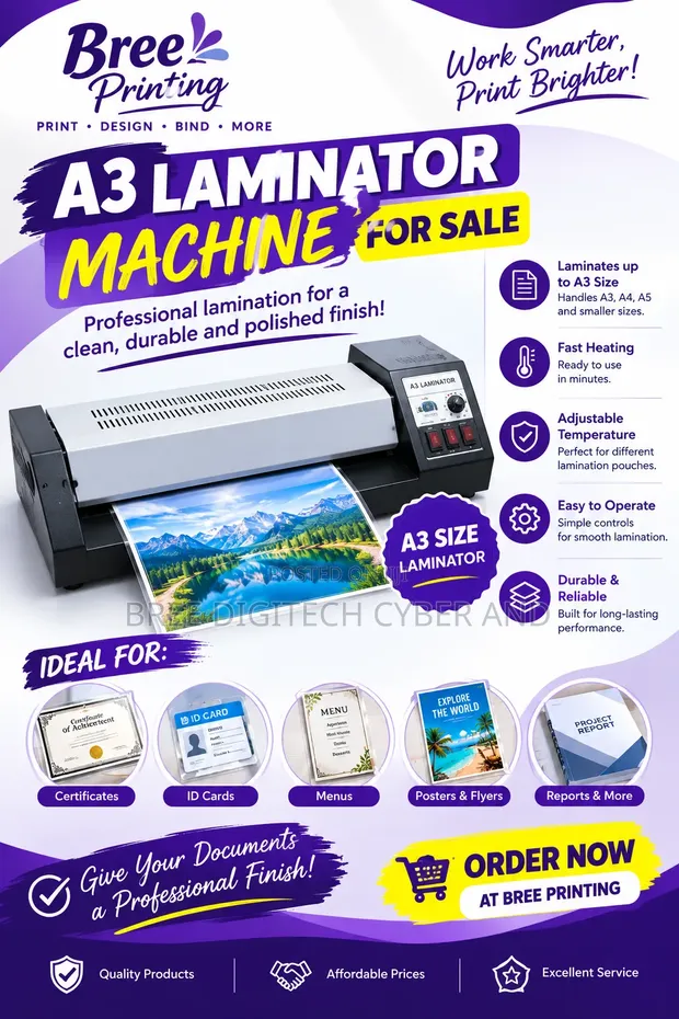 A3 Laminator Machine - 1