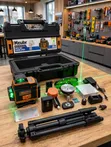 Kzubr KLL-G16-ZJ 4D 16-Line Green Laser Level Kit - 2