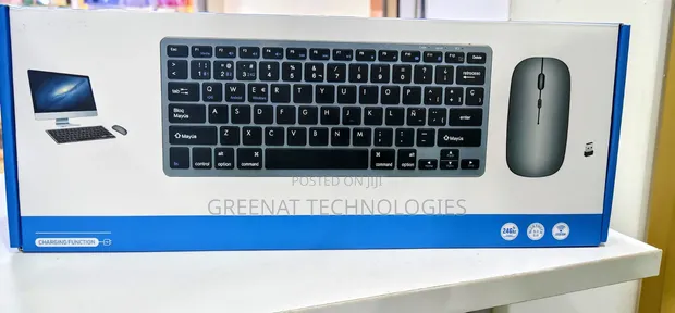 Wireless Rechargeable Dual Mode Keyboard & Mouse Combo - 1