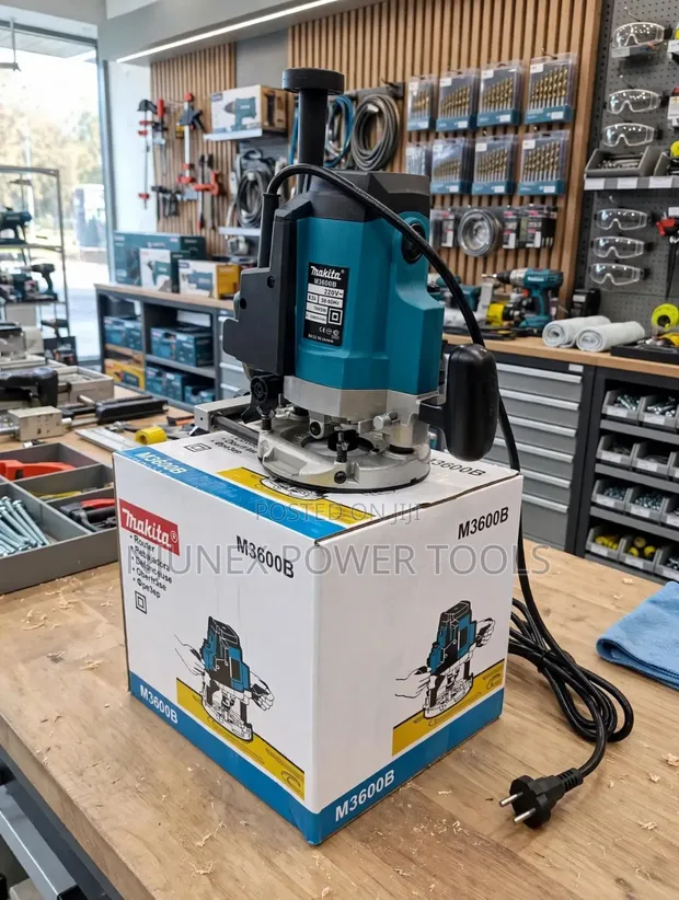 Makita M3600B Plunge Wood Router (12mm / 1800W) - 1