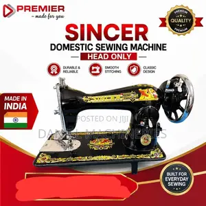 India Sincer Domestic Sewing Machine Head - Mpya Kabisa