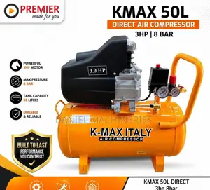 Kmax Italy Air Compressor 50L 3HP 8 Bar