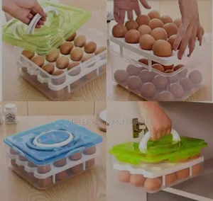 2-Layer 32-Piece Egg Tray Organizer