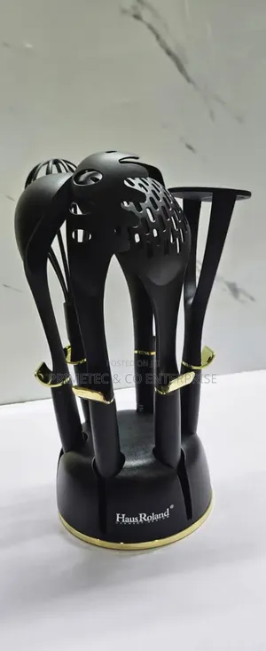 Haus Roland 7pc Rotating Silicone Kitchen Utensil Set
