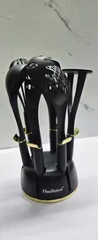 Haus Roland 7pc Rotating Silicone Kitchen Utensil Set - 1