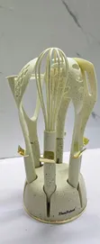 Haus Roland 7pc Rotating Silicone Kitchen Utensil Set - 2